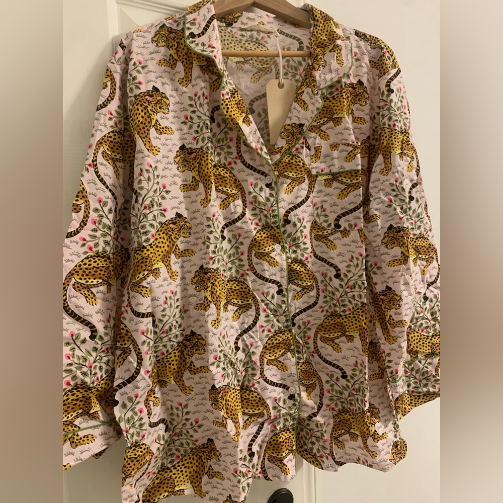 Printfresh Bagheera long sleeve TOP ONLY (from long sleep set) Size 3x